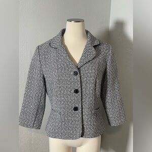 Studio I Monochrome Tweed Blazer